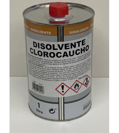 Disolvente Clorocaucho Pyma,  para diluir y limpiar pinturas  clorocau