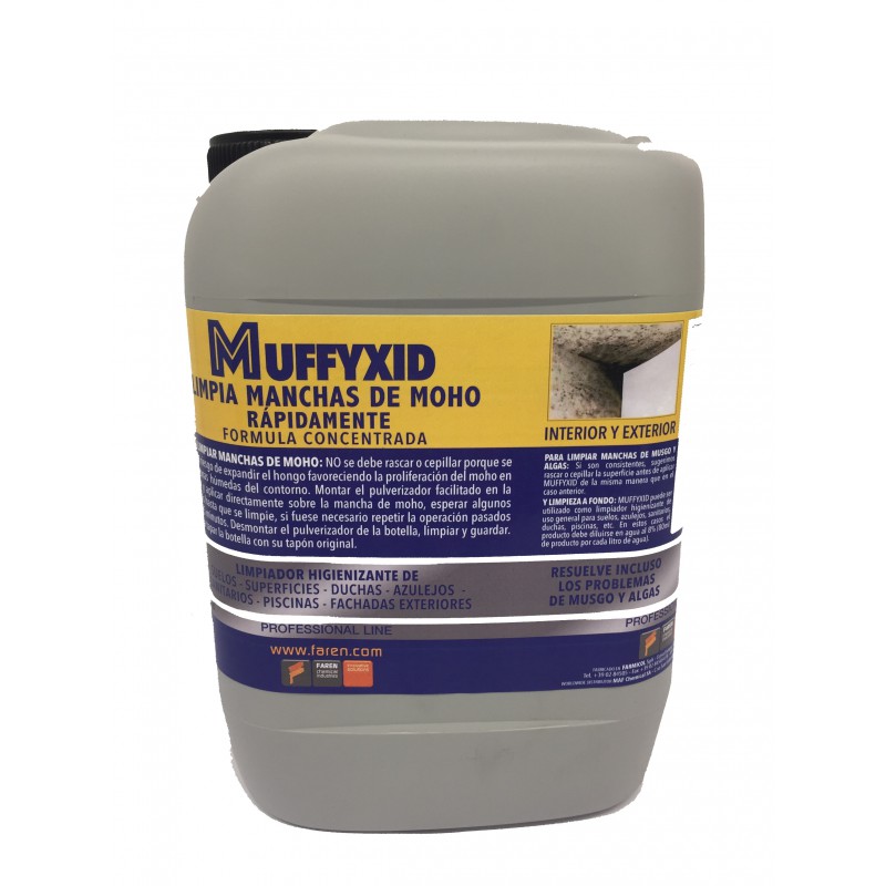 Limpiador fungicida Muffycid, Os quiero enseñar la efectividad del  limpiador para moho #Muffycid, tiene la gran ventaja que no es necesario  frotar la superficie. Simplemente con, By Pinex Deco Pinturas
